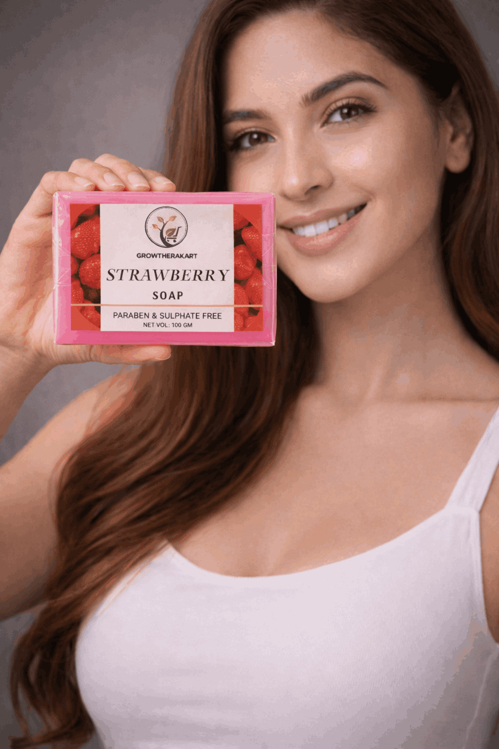 GROWTHERAKART  STRAWBERRY SOAP(100GM)