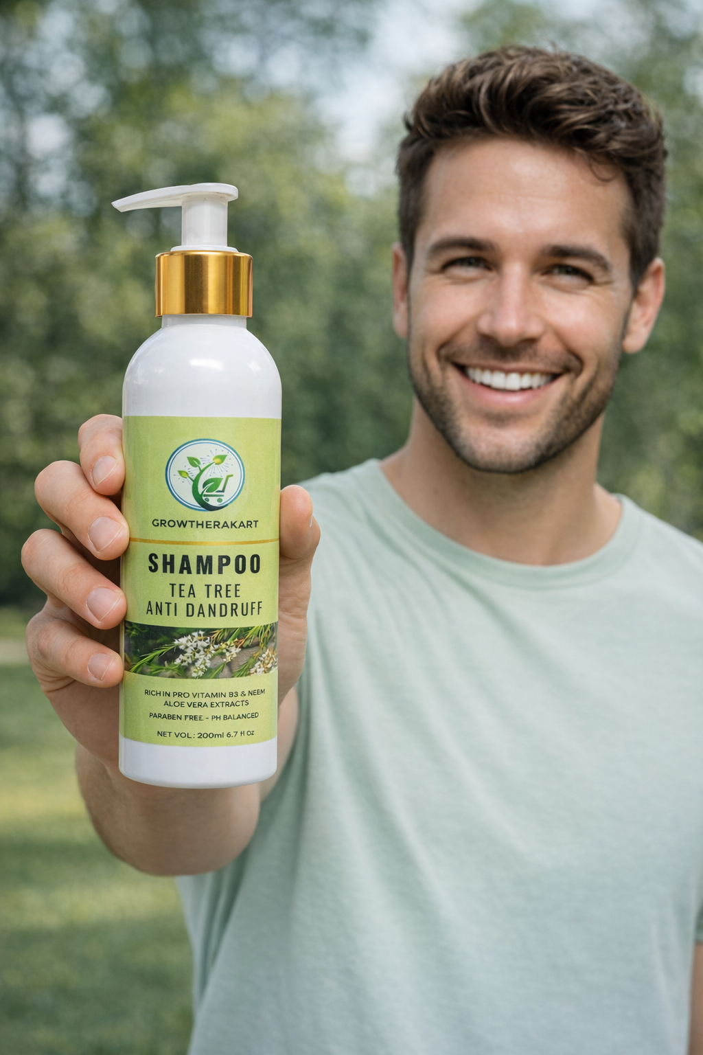 GROWTHERAKART  TEA TREE SHAMPOO(200ML)