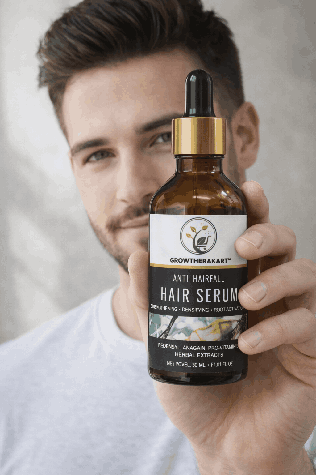 GROWTHERAKART ANTI HAIRFALL SERUM (30ML)