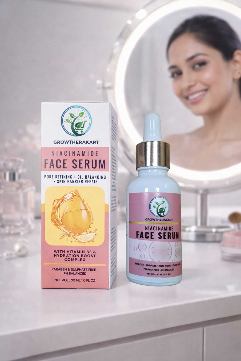 GROWTHERAKART FACE SERUM NIACINAMIDE30ML