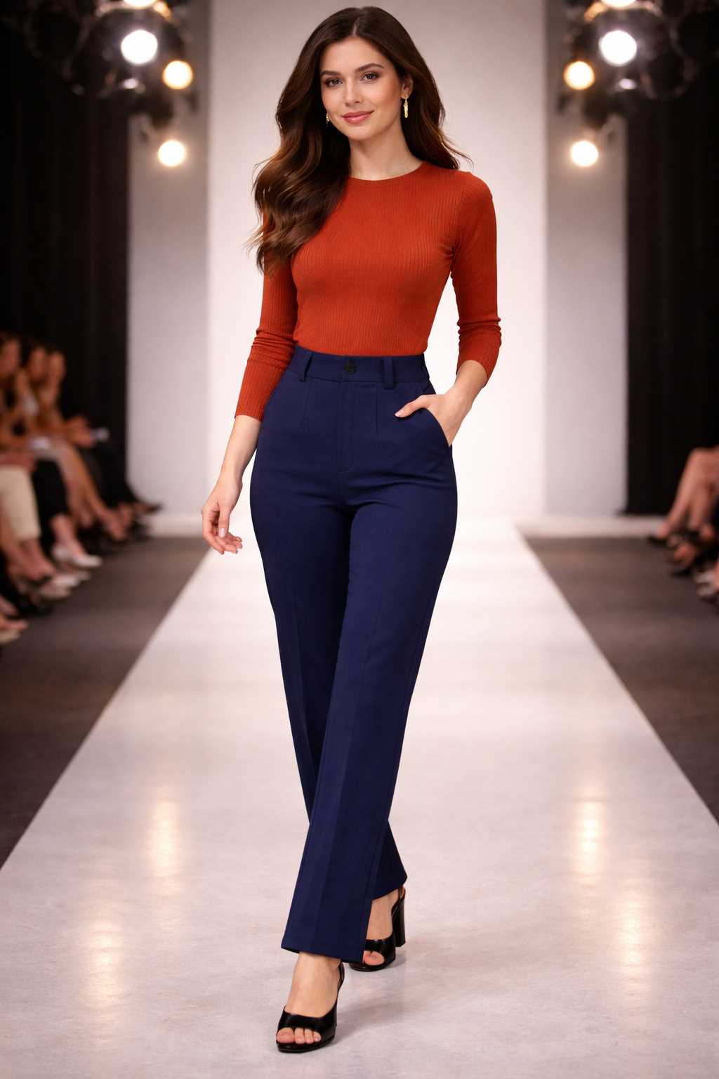 MonoFit WOMEN'S  TROUSER NAVY