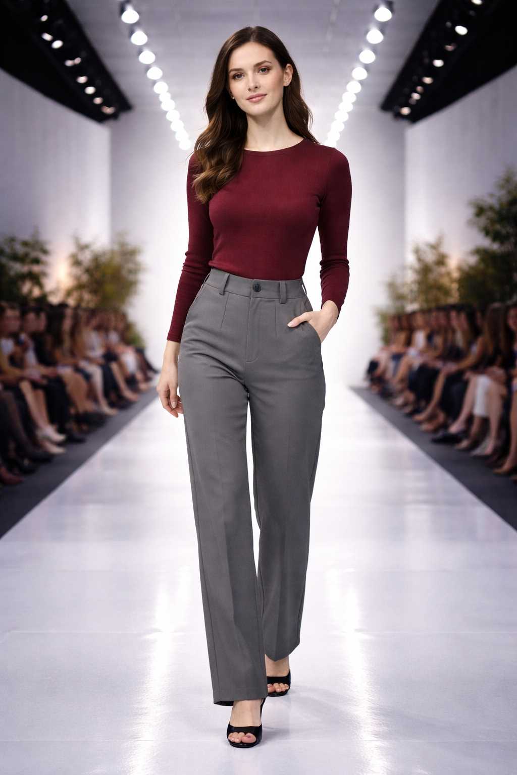 MonoFit WOMEN'S  TROUSER GRAY