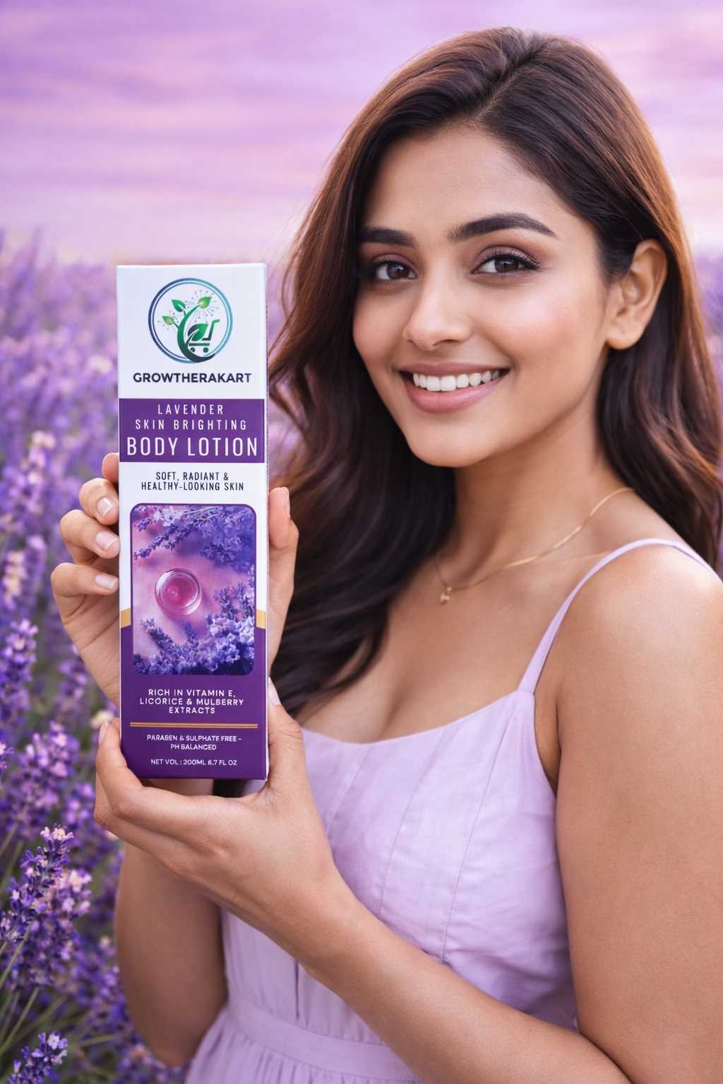 GROWTHERAKART BODY LOTION(LAVENDER)200ML