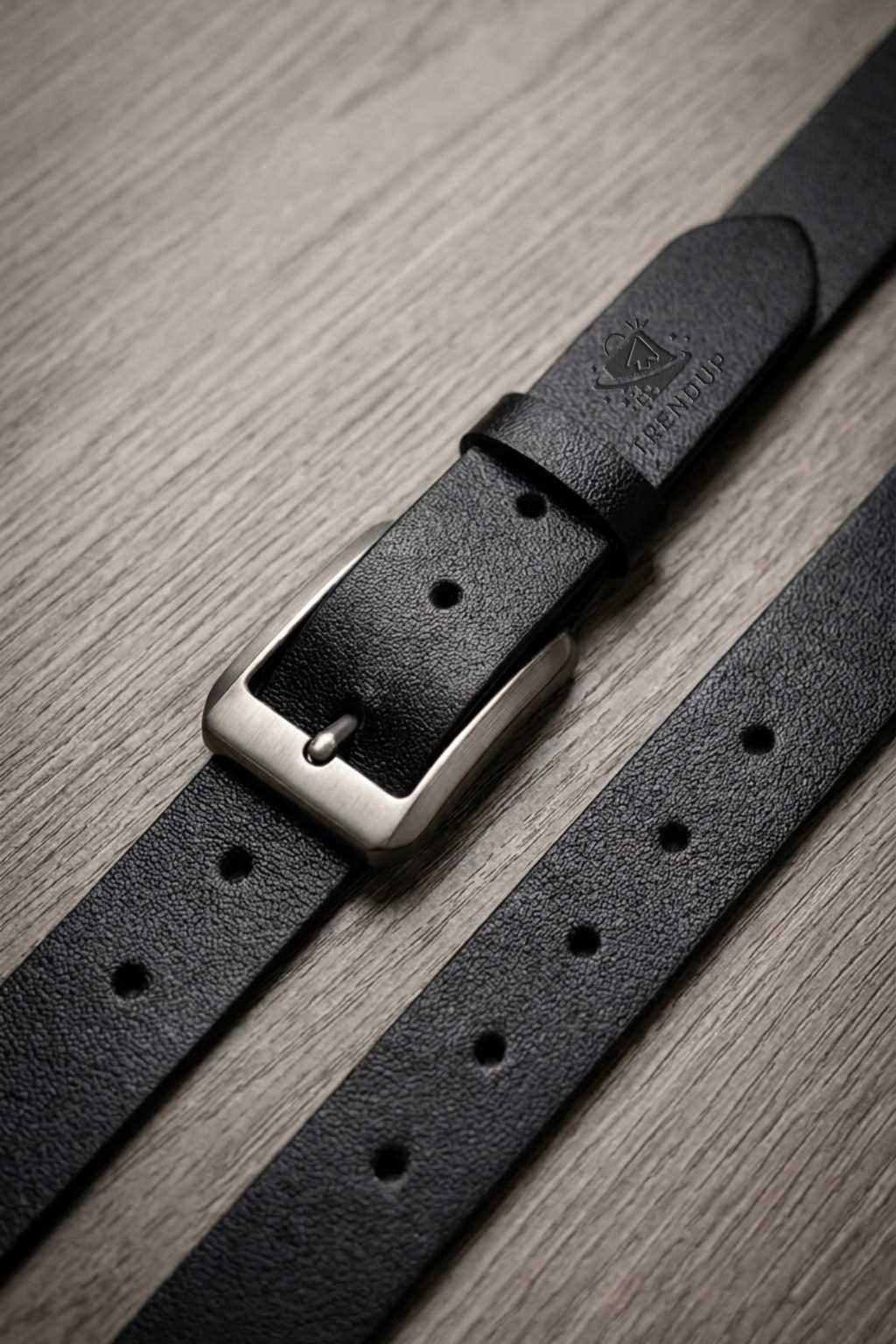 TRENDUP MENS SEMI FORMAL  BELTS BLACK