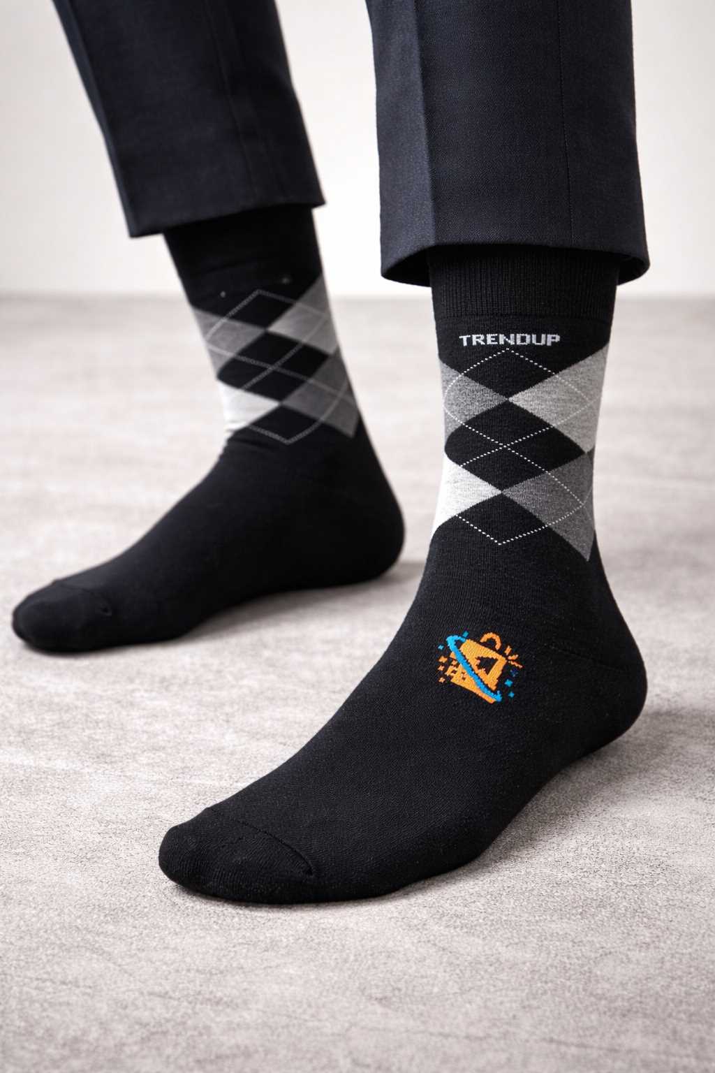 TRENDUP MENS  SINGAL PAIR BLACK