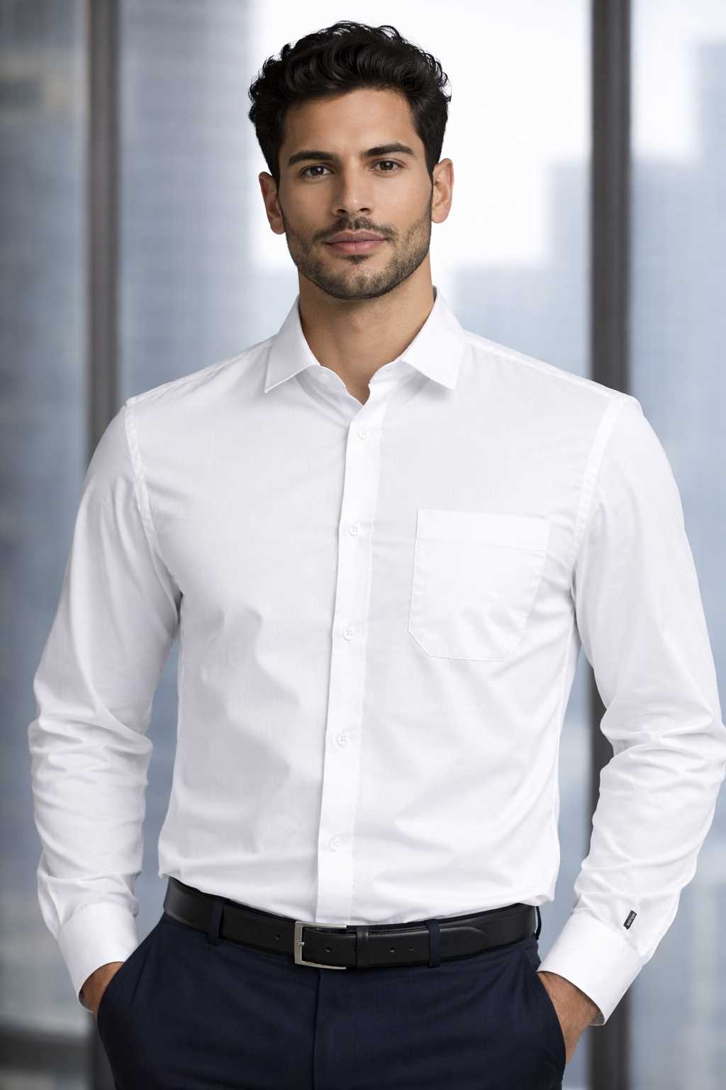 ONEFIT MENS FORMALSHIRT PREMIUM WHITE