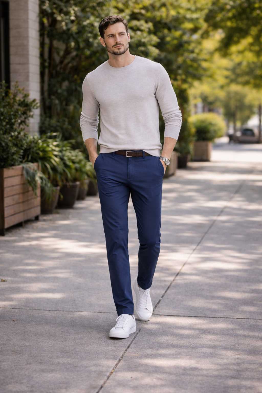 ONEFIT MEN'S CHINOS SPACE BLUE