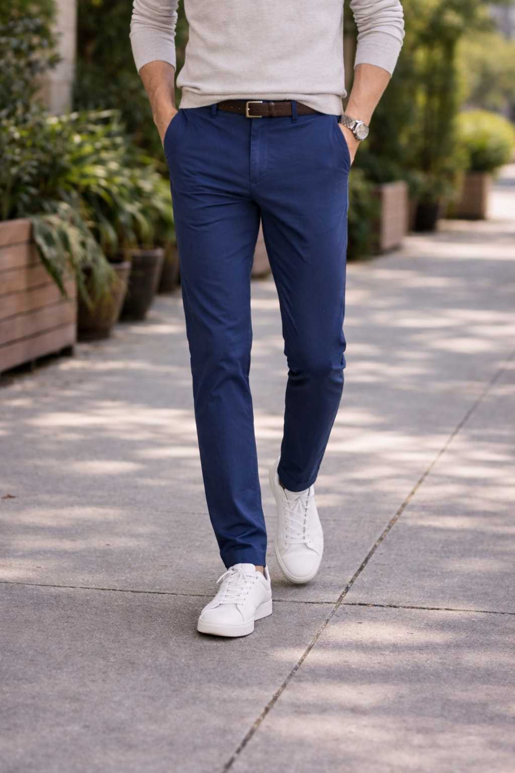 ONEFIT MEN'S CHINOS SPACE BLUE