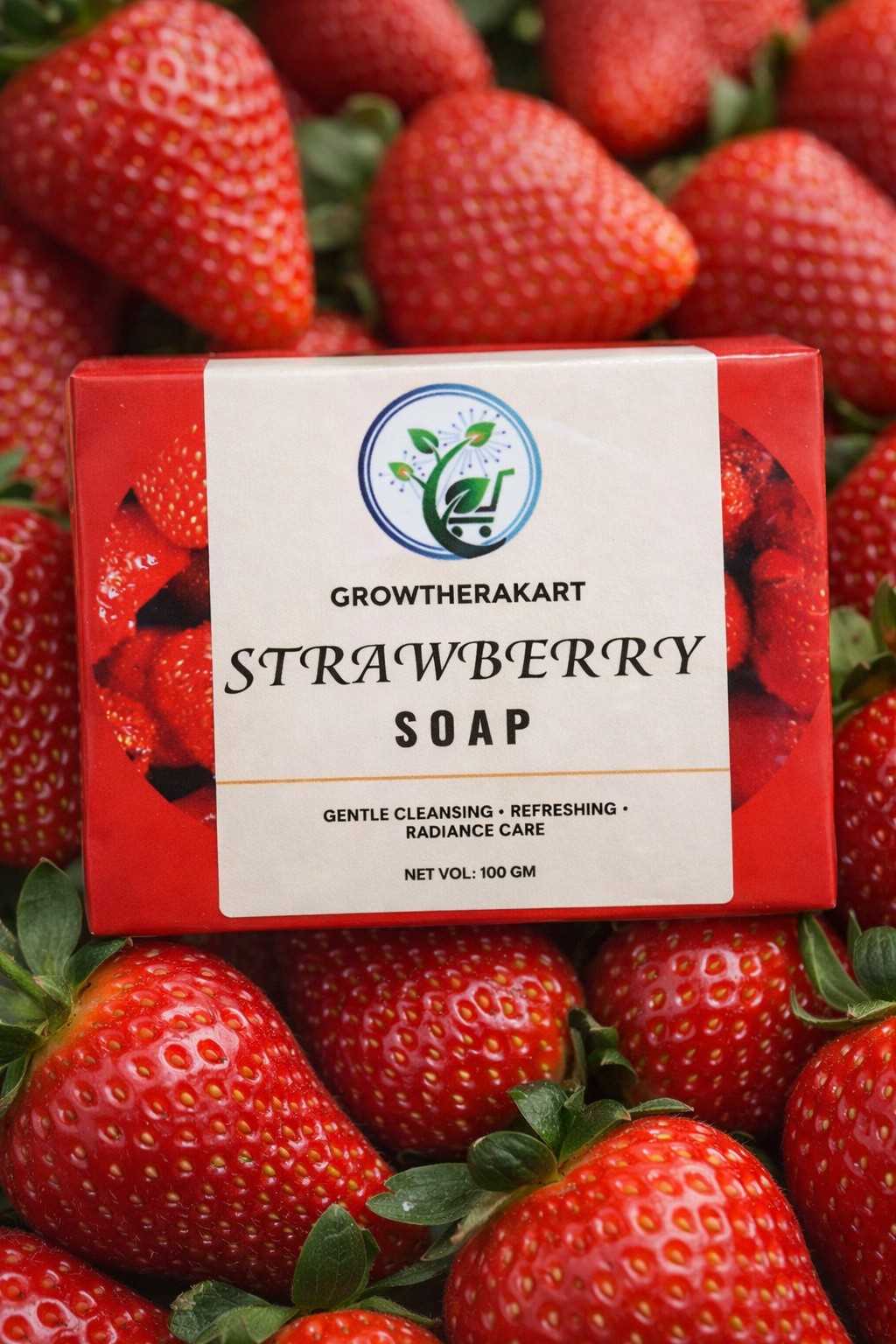 GROWTHERAKART  STRAWBERRY SOAP(100GM)