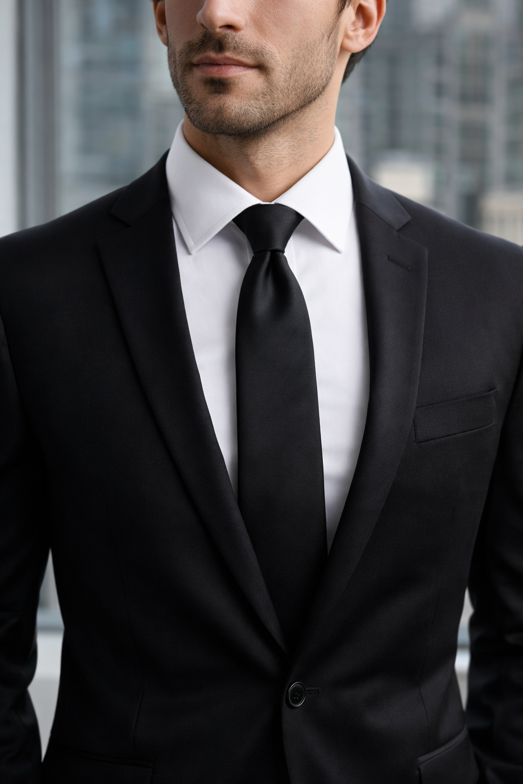 ONEFIT MENS TIE BLACK