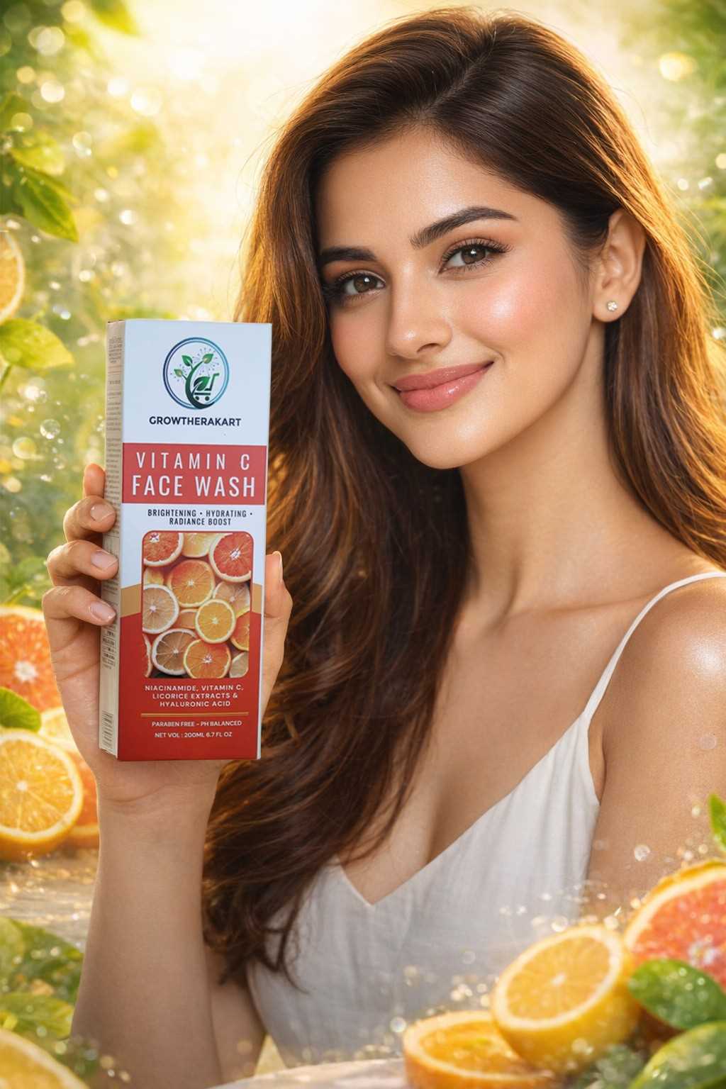 GROWTHERAKART FACE WASH VITAMIN C 200ML
