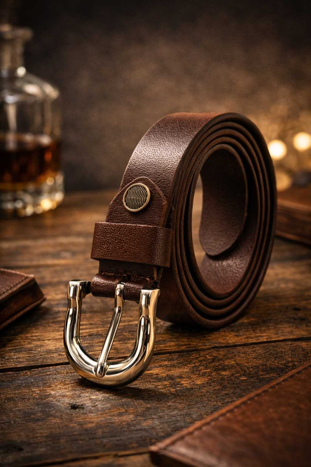 TRENDUP WOMEN'S BELT BROWN (LEATHER)