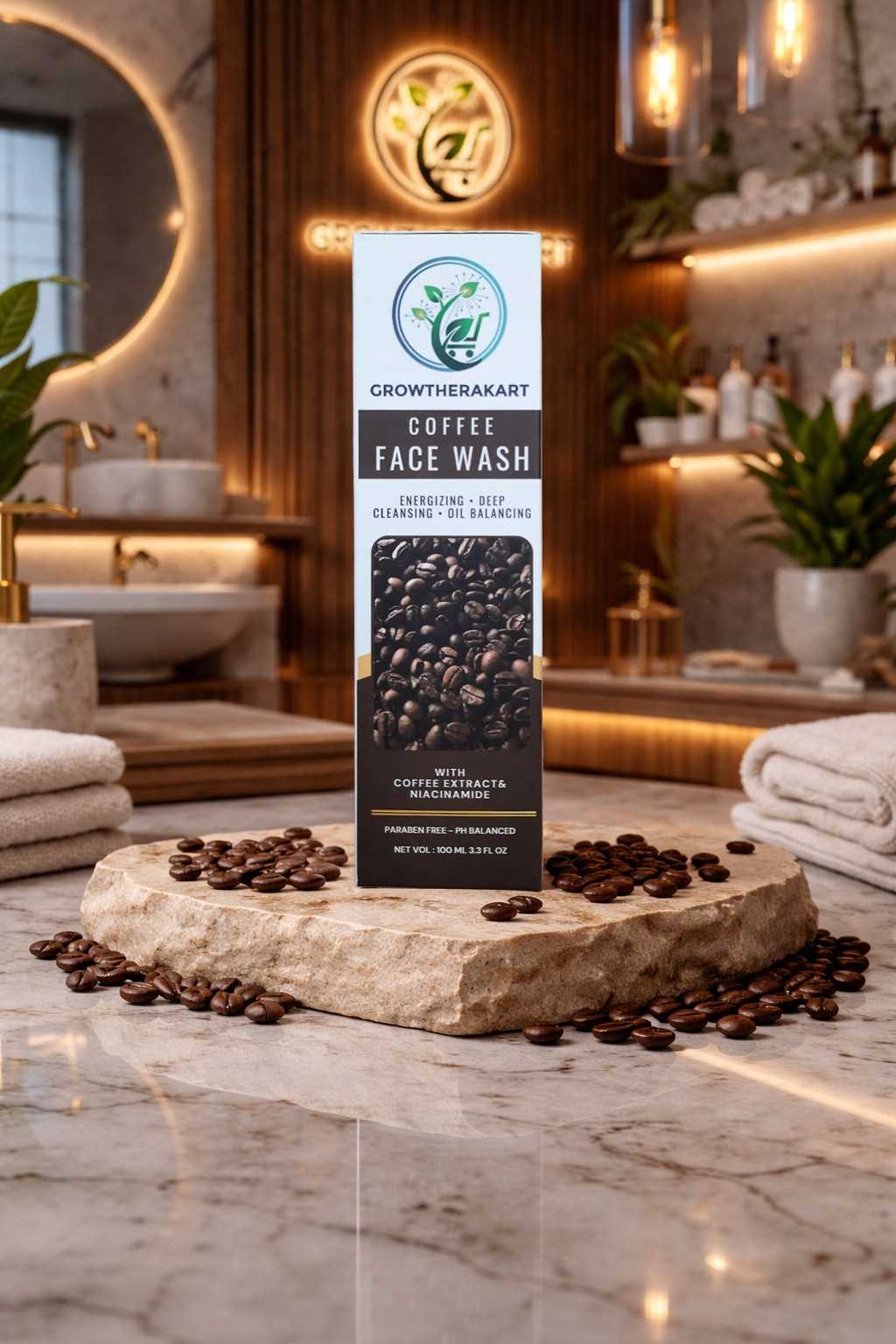 GROWTHERAKART FACE WASH COFFEE 100ML