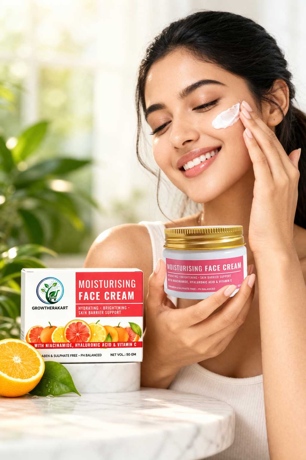 GROWTHERAKART MOISTURISING  FACE CREAM 50GM