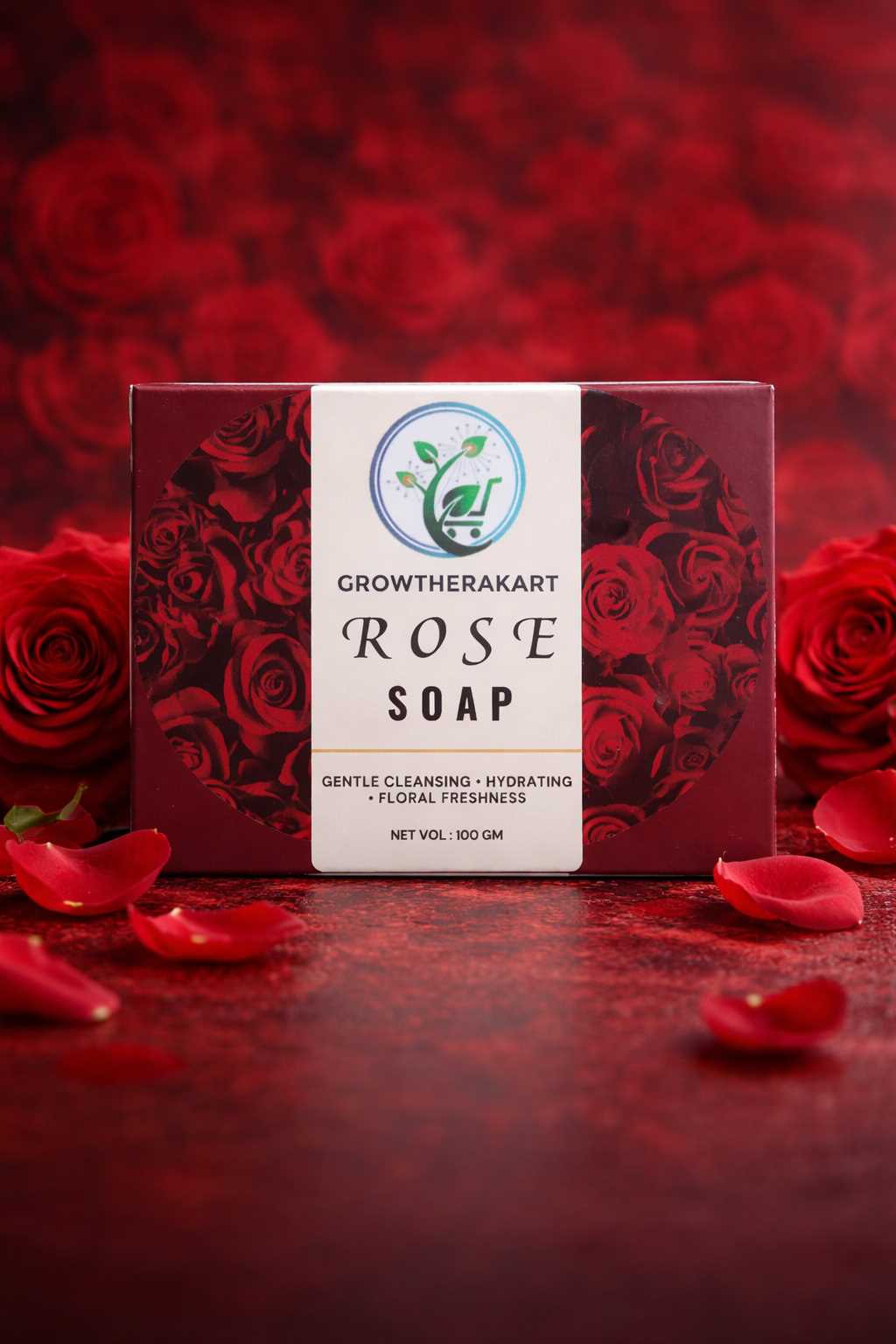 GROWTHERAKART  ROSE SOAP(100GM)