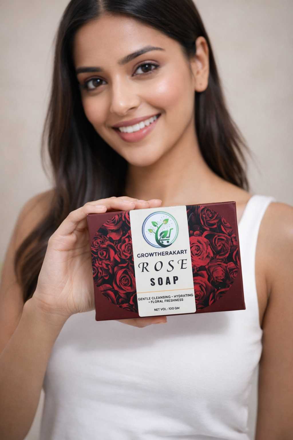 GROWTHERAKART  ROSE SOAP(100GM)